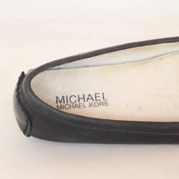 MICHAEL KORS Black Leather Loafers - Picture 5 of 6